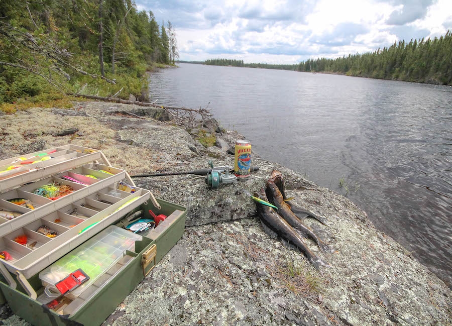 Fishing tackle box at Thunderhook Fly-ins