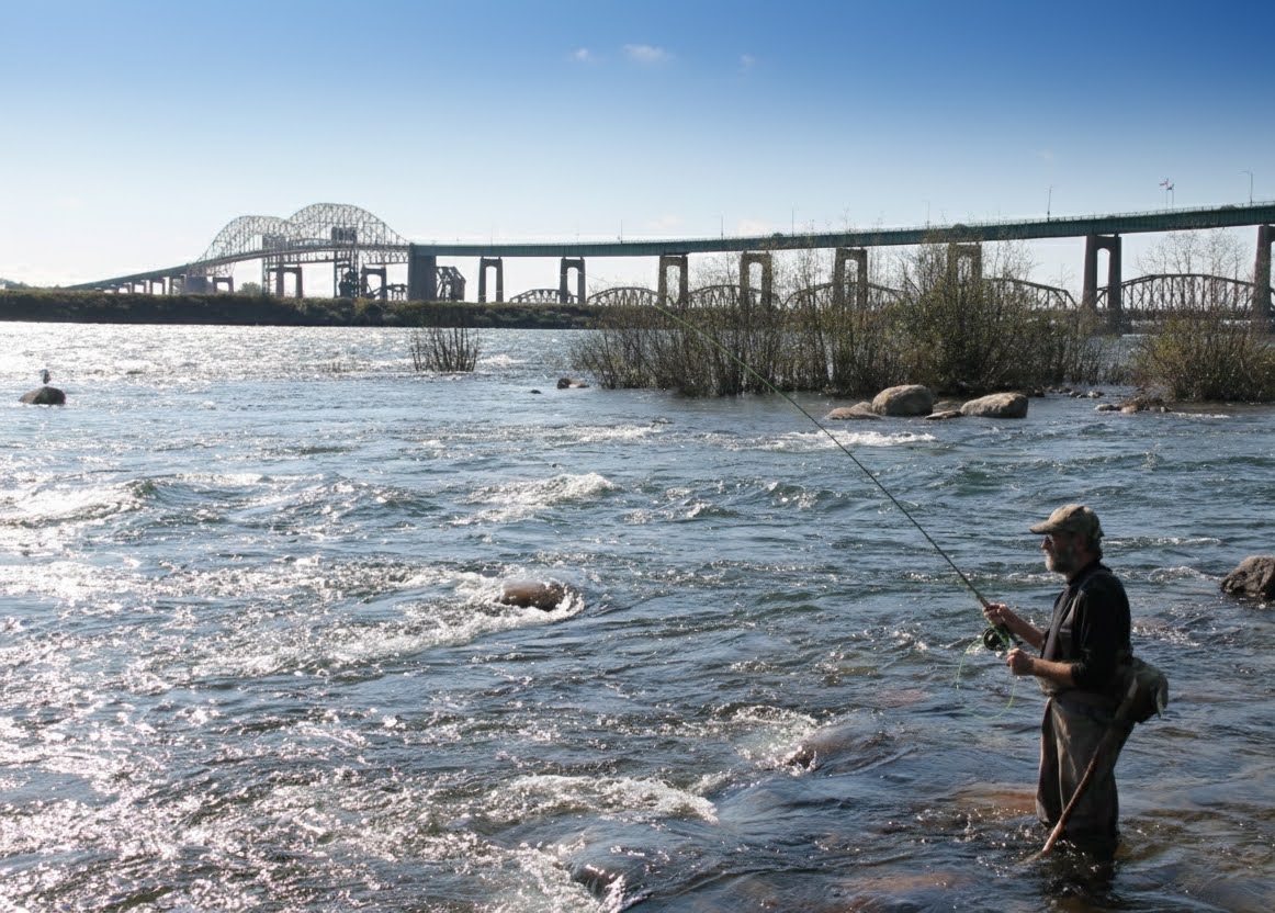 Man Fly Fishing Photo Nadine Robinson
