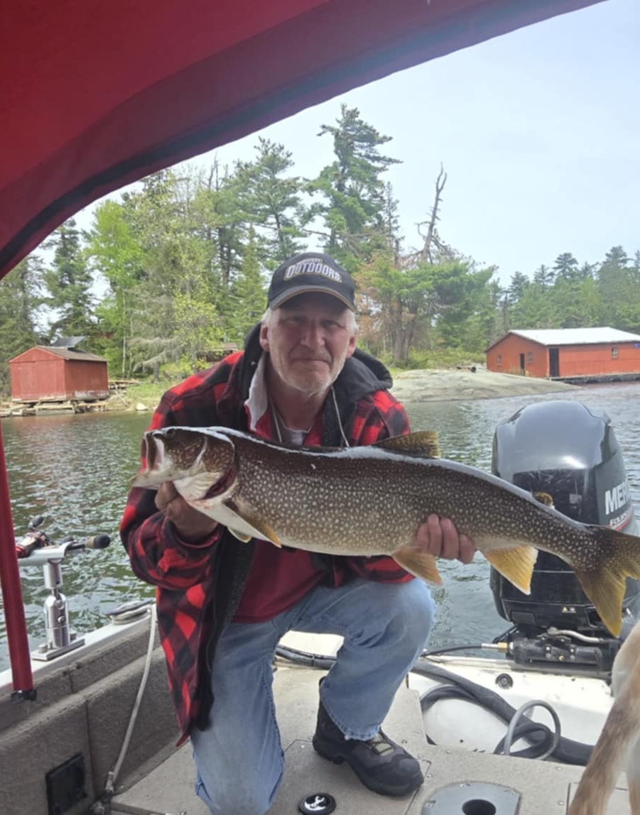 Lake trout fishing in Ontario.
