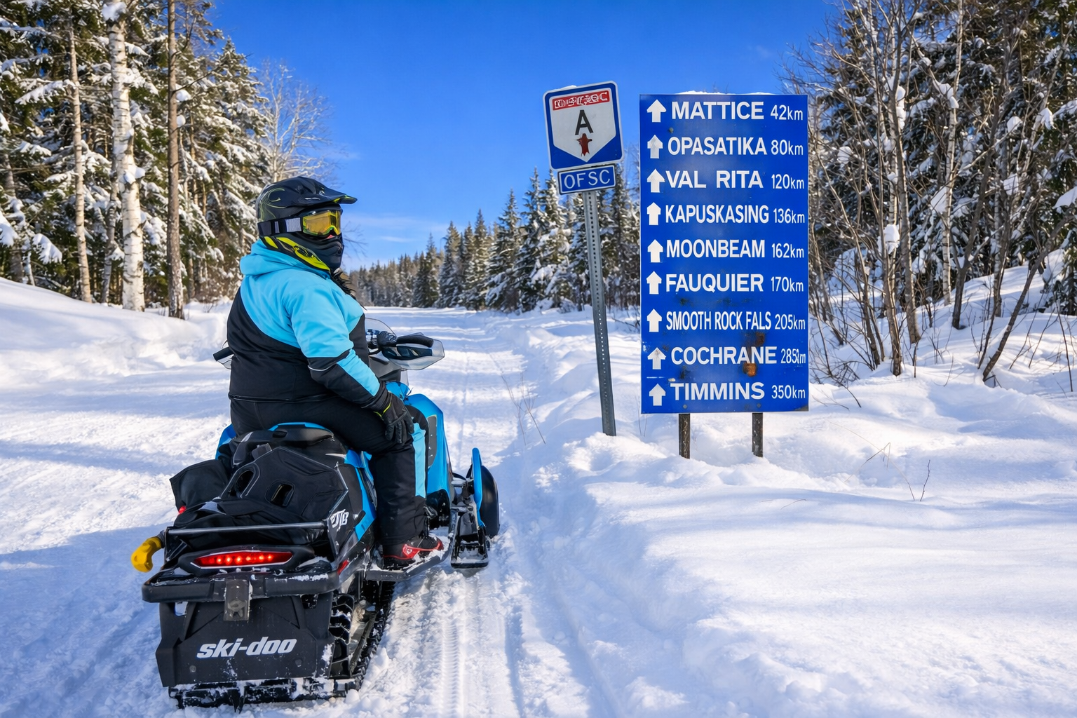 mattice snowmobiling northern ontario