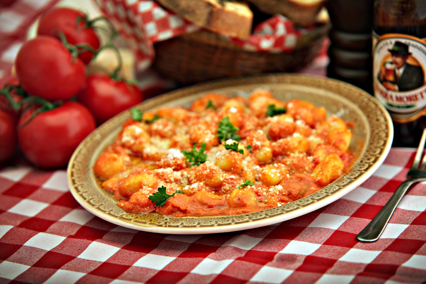 Gnocci pasta at a restaurant