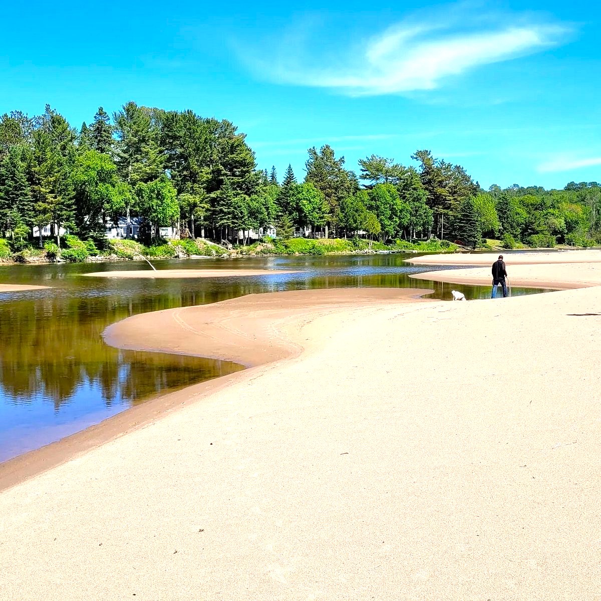 serene beaches of Pancake Bay Provincial Park Ontario