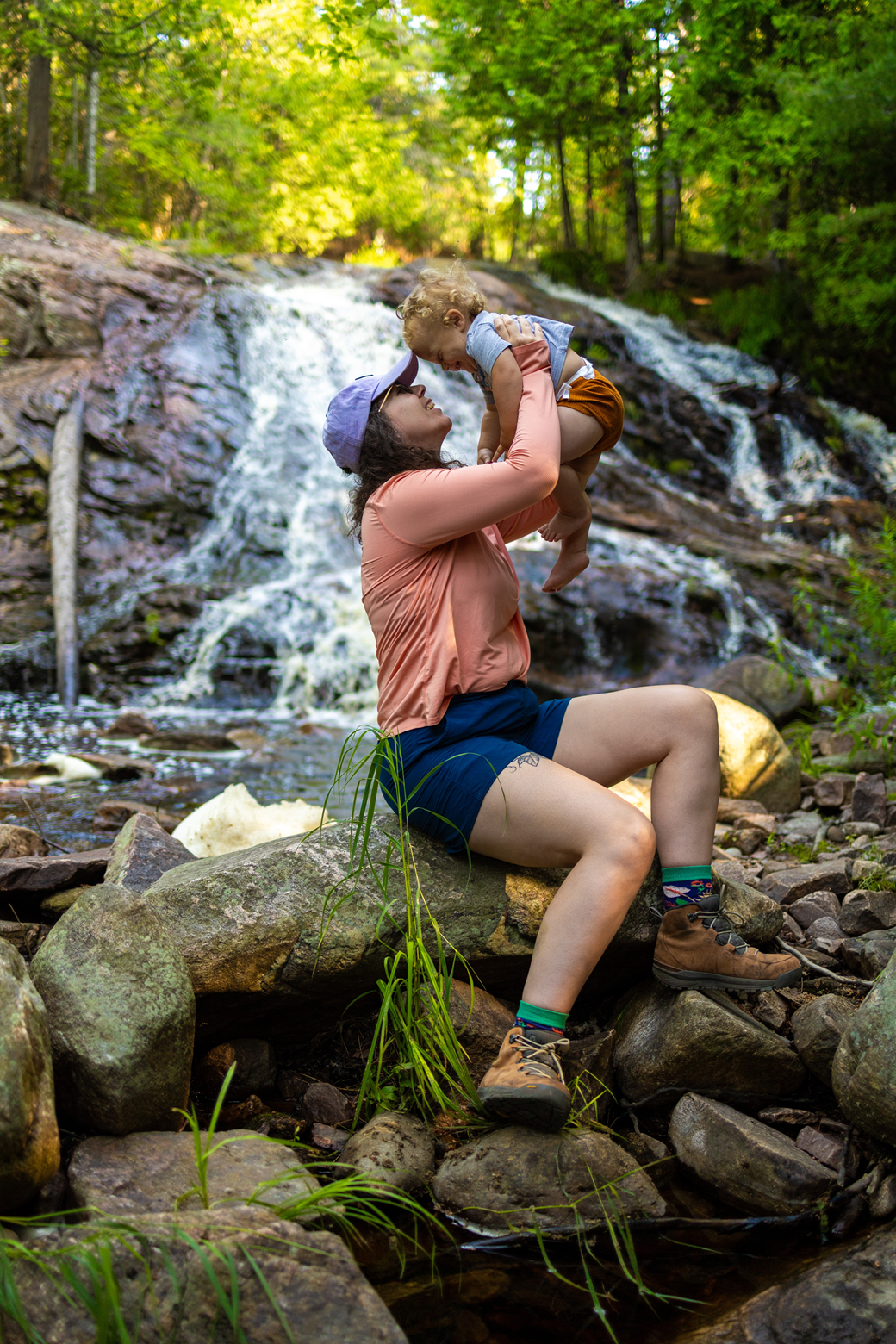 Family Hike at Duchesnay Falls, North Bay