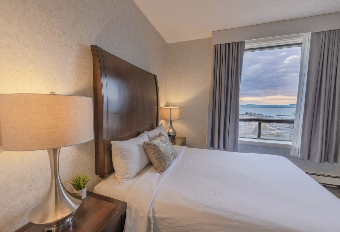 Family Suite with lake view at Prince Arthur Hotel & Suites