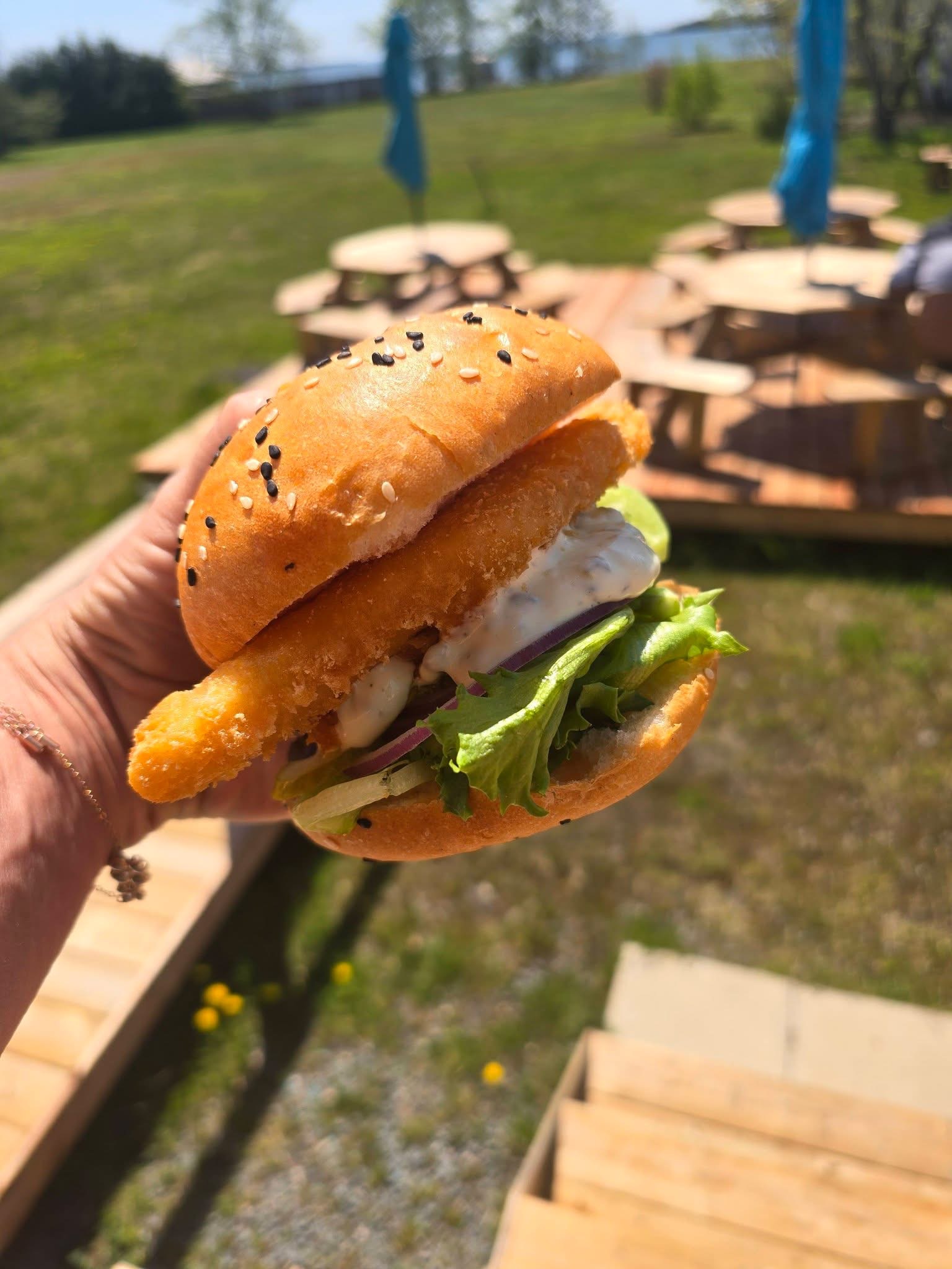 haddock burger