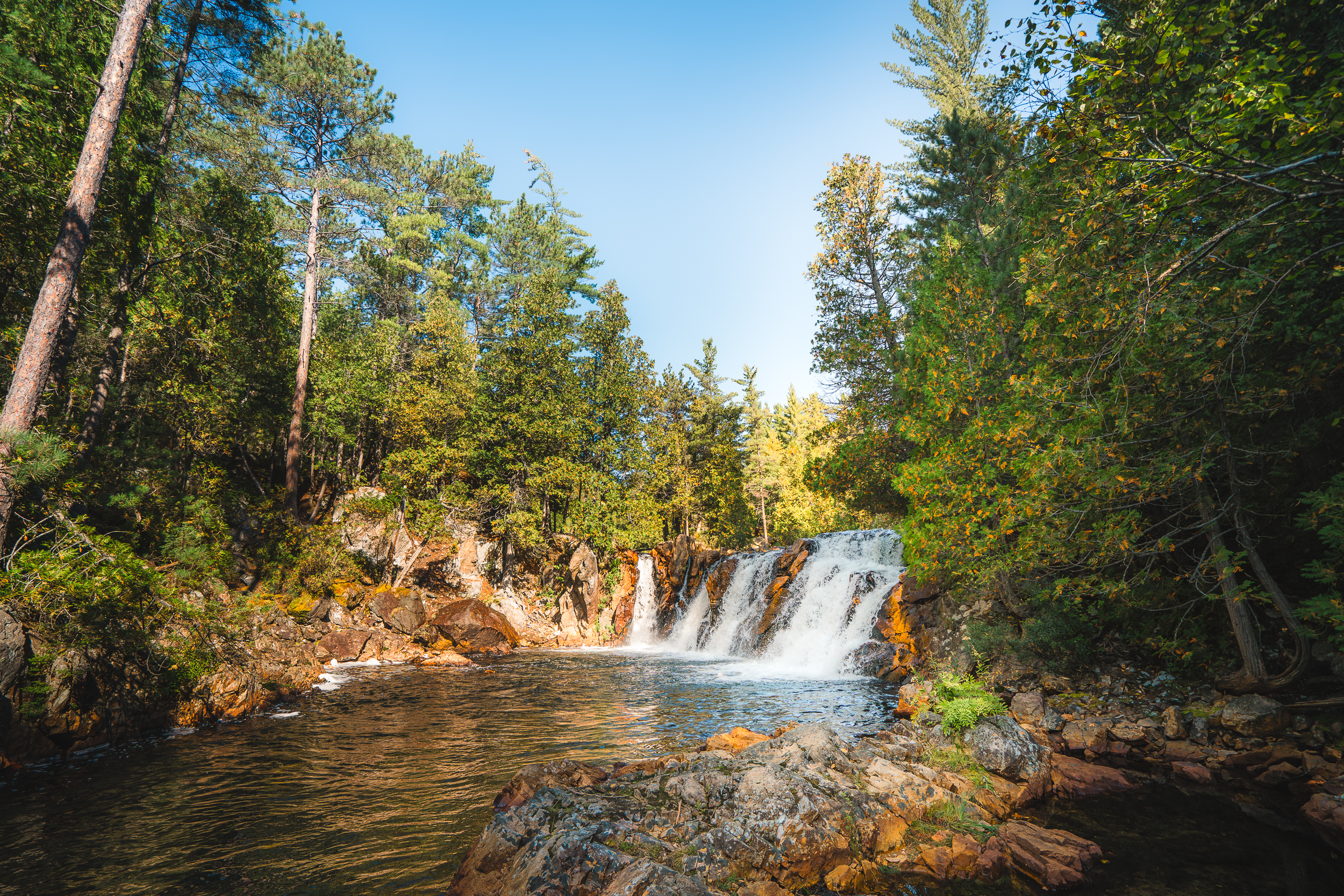 Paradise Lagoon swimming hole and waterfalls