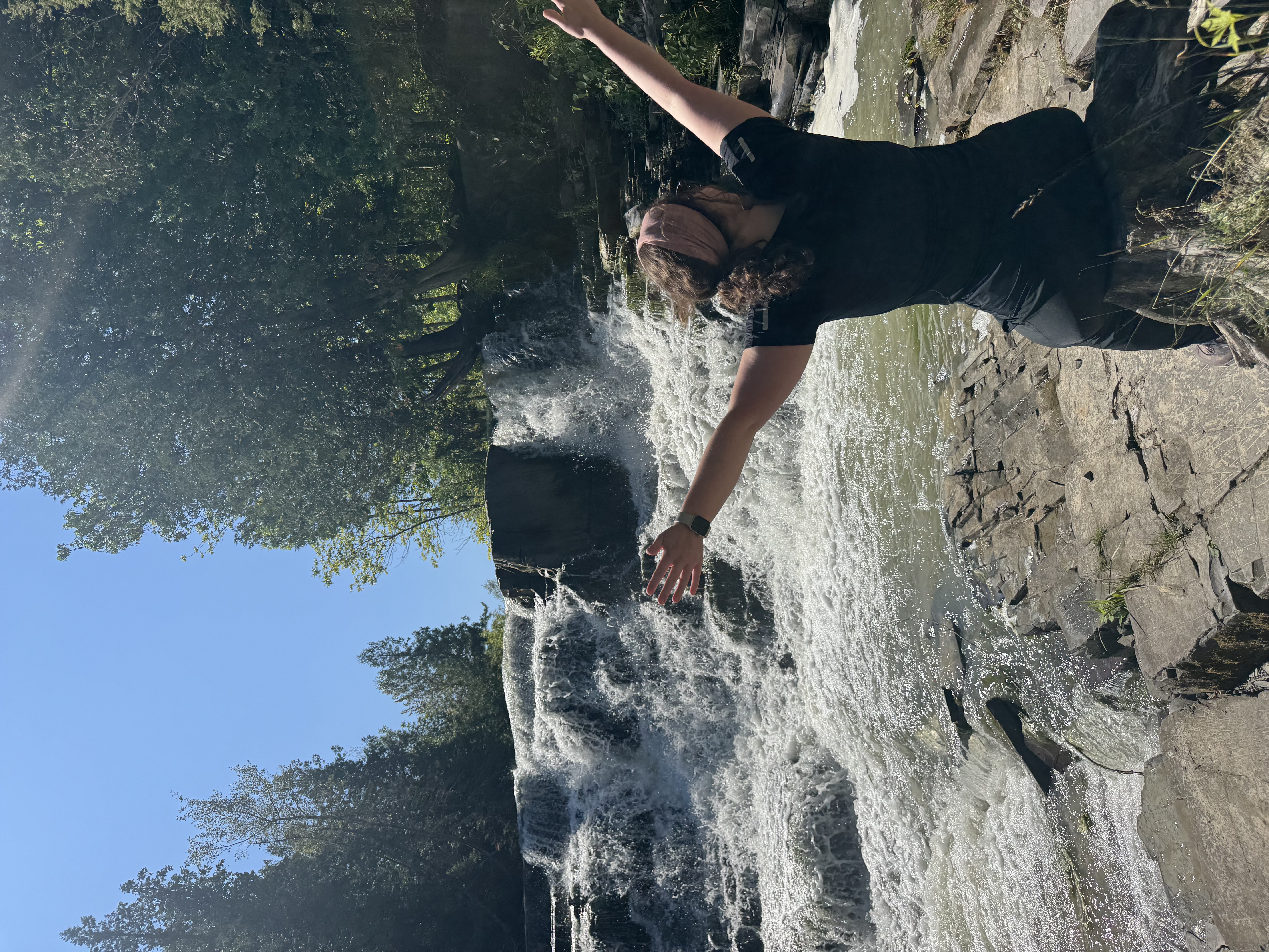 Exploring Pete's Dam Waterfall
