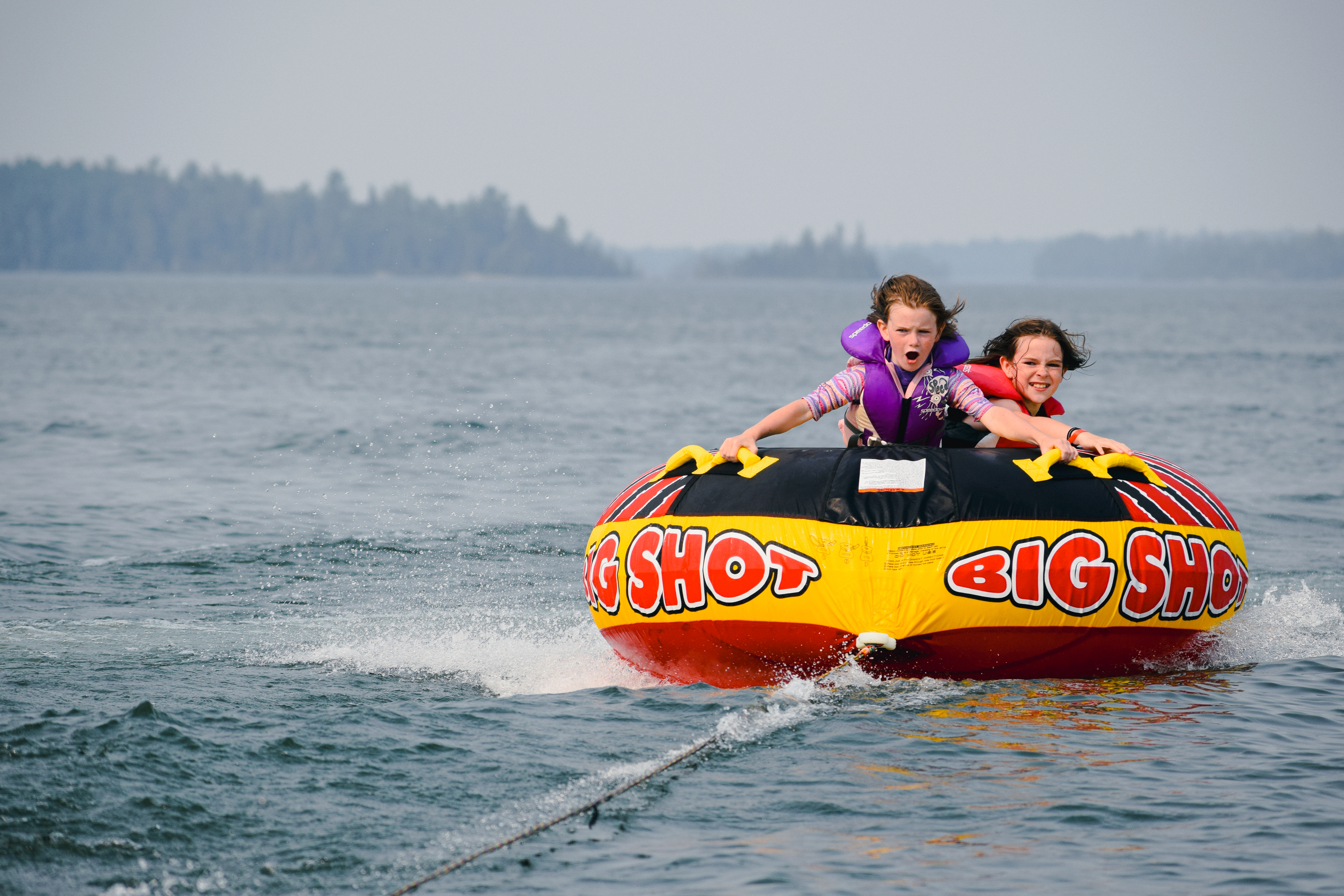 Tubing on Ontario lakes