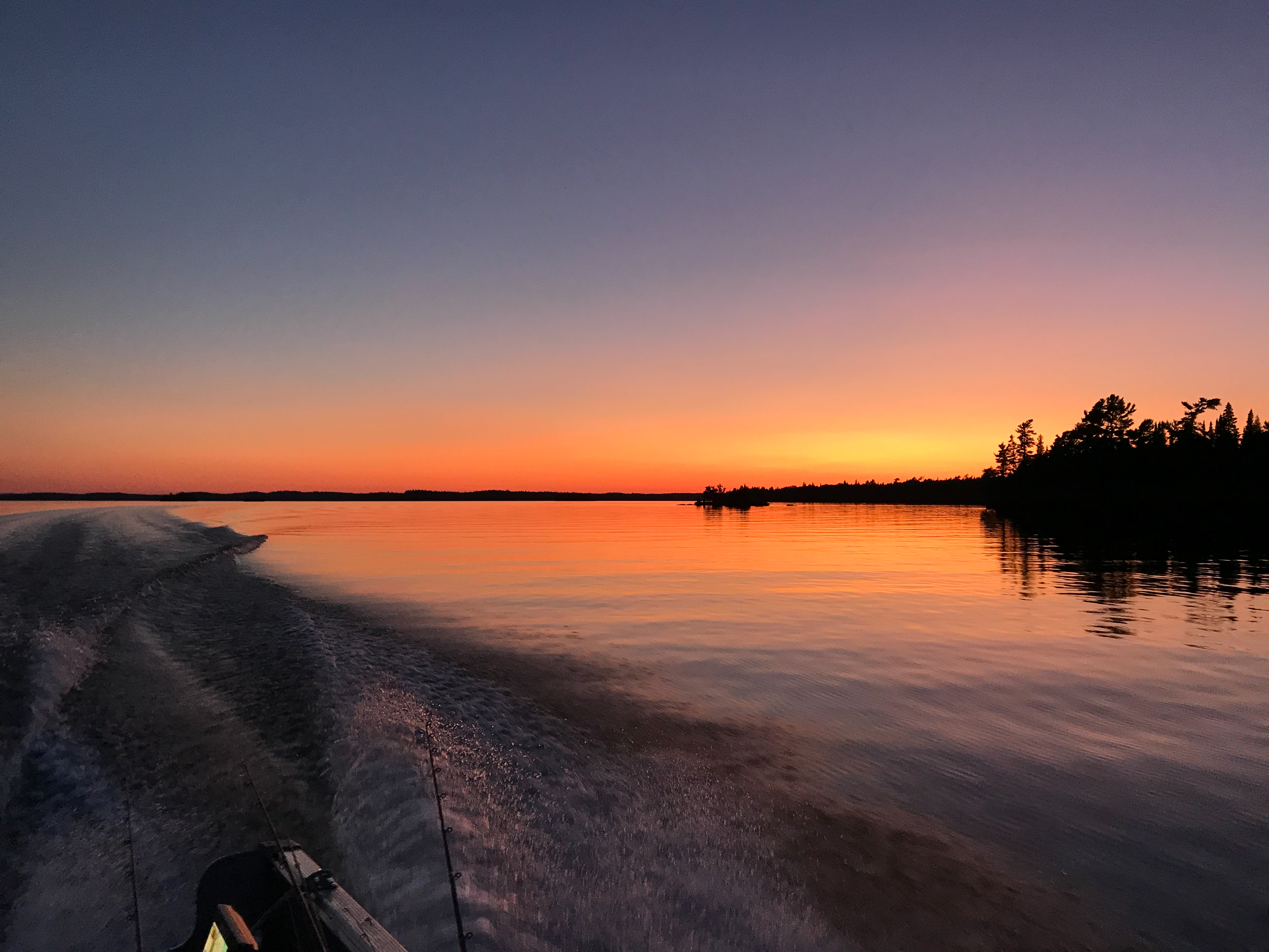 Sunset Over Eagle Lake, Ontario
