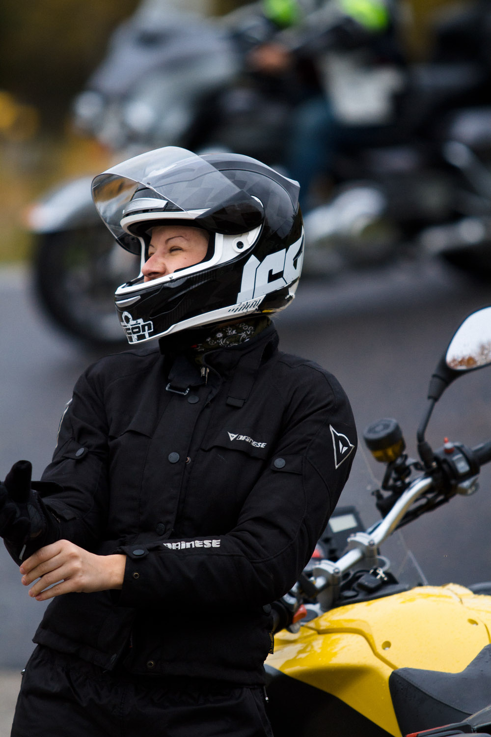 A fall motorcycle ride