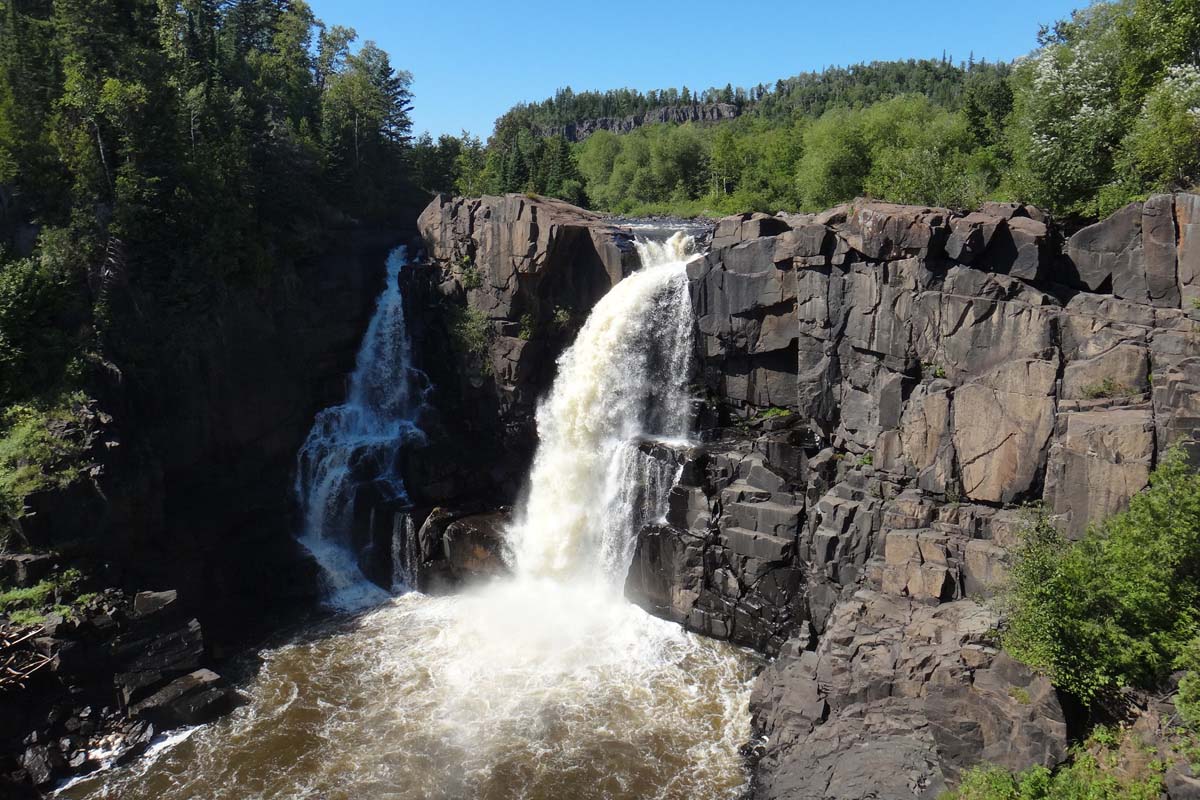High Falls at Pigeon River Provincial Park. Credit: Ontario Parks