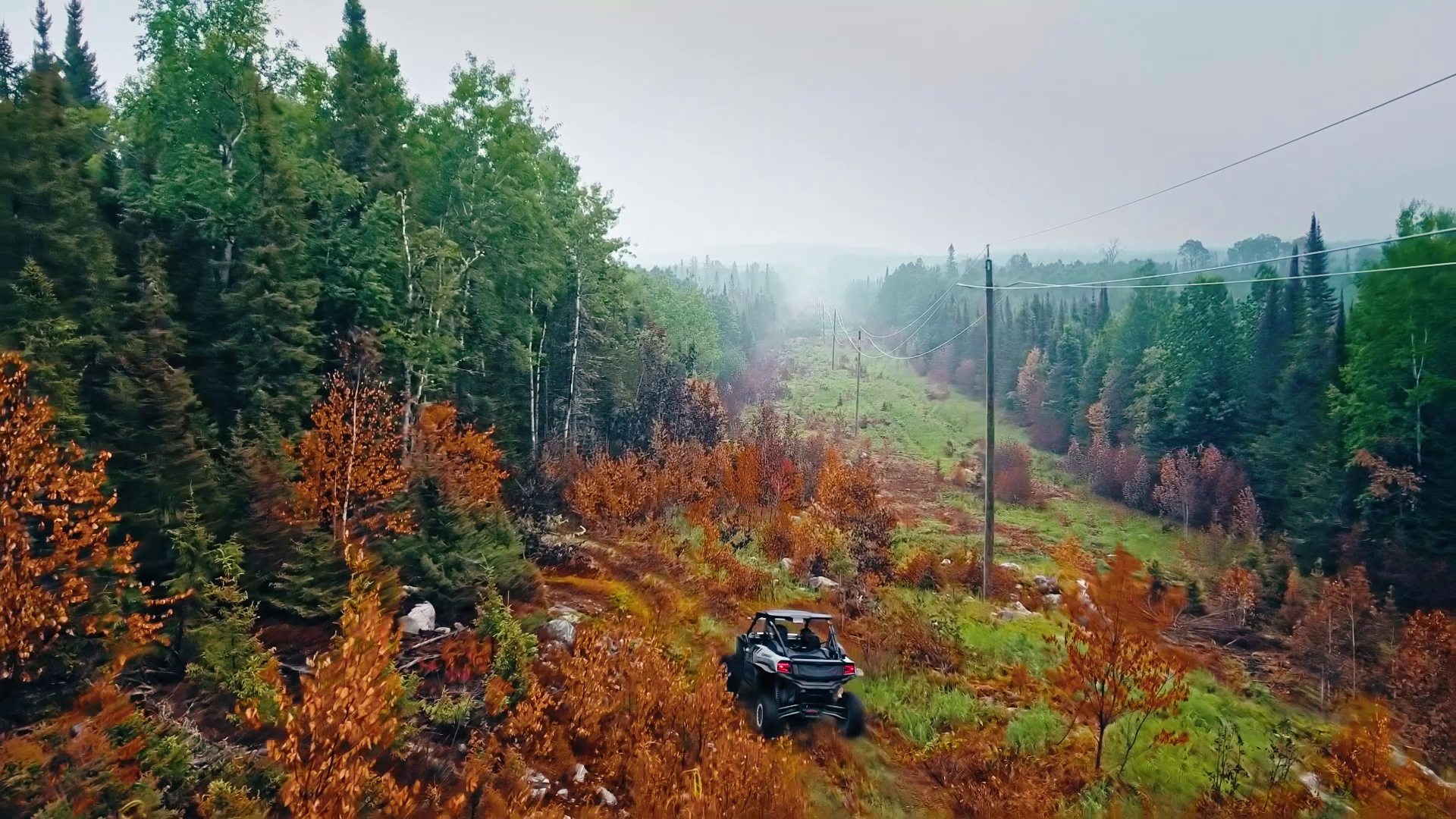 atv on hydro line trails at 2026 Manitouwadge ATV Jamboree