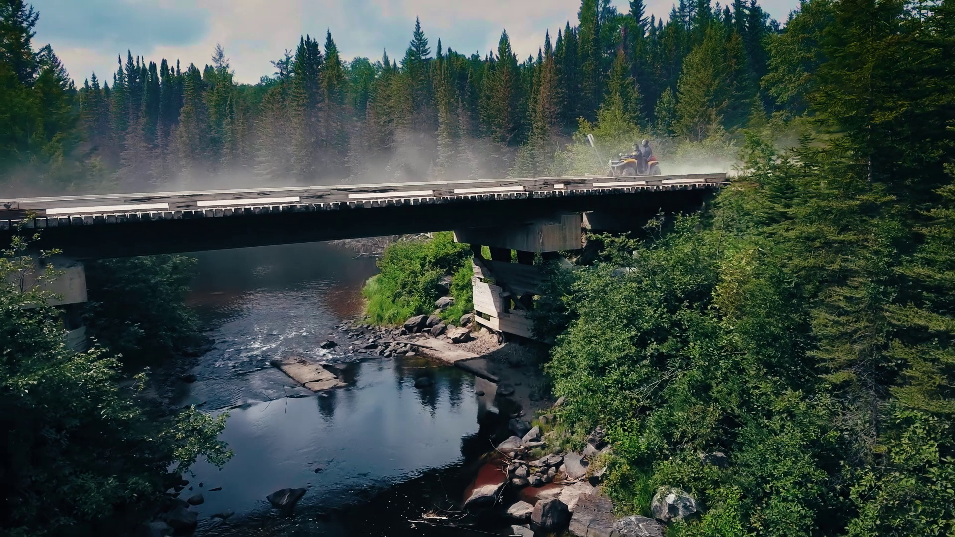 bridge crossing at 2026 Manitouwadge ATV Jamboree