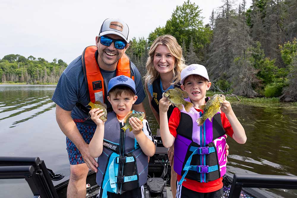 family fishing