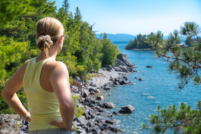 Lake Superior coastal trail