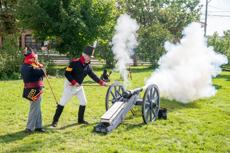 Cannon Firing at Ermatinger Clergue 