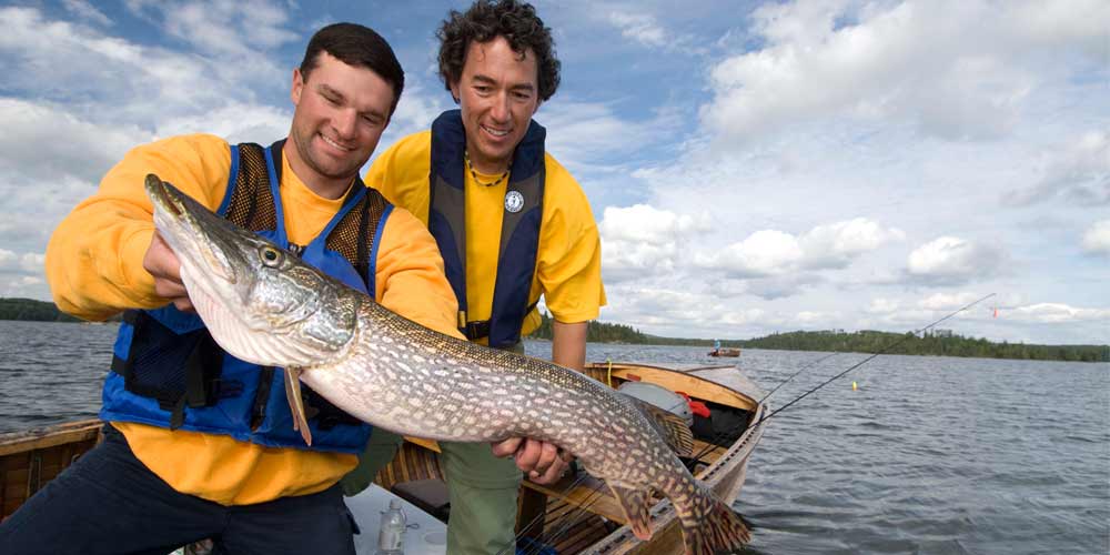 Fishing at Batmans Cottages and Campgrounds on Manitoulin Island