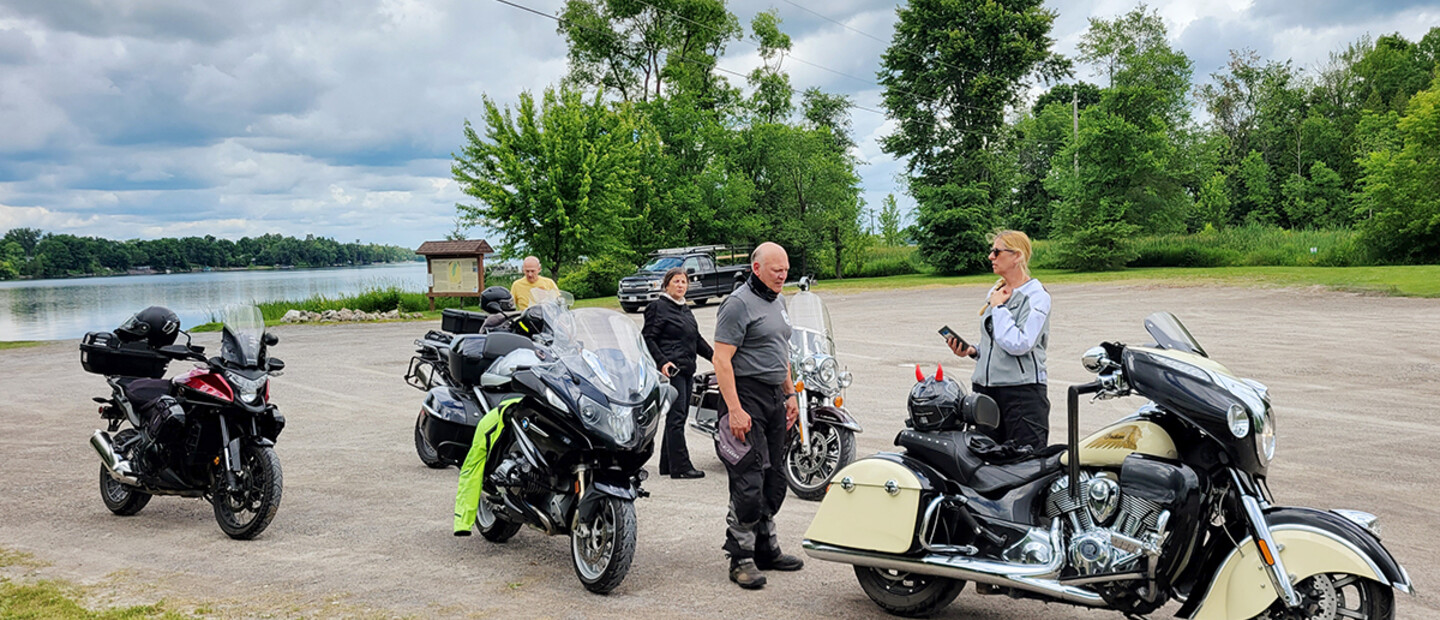 Ontario Motorcycle Adventure Tourer Visits Final Resting Place of