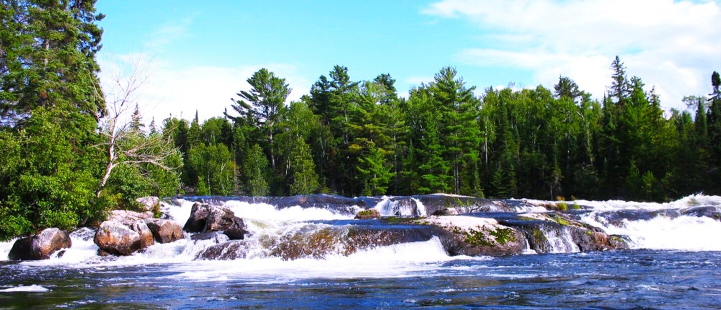 Fall bass fishing at Quetico Provincial Park