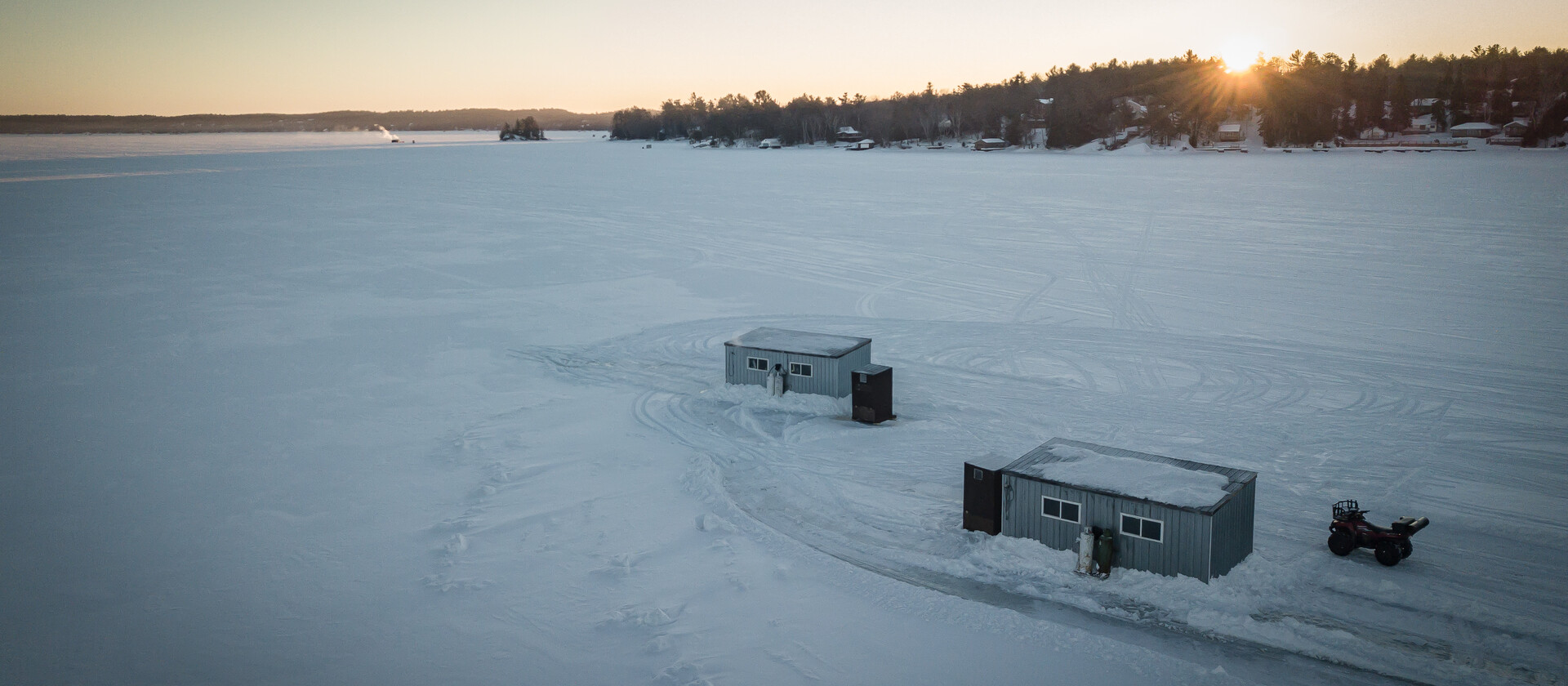 Ice Hut Rentals in Northeastern Ontario