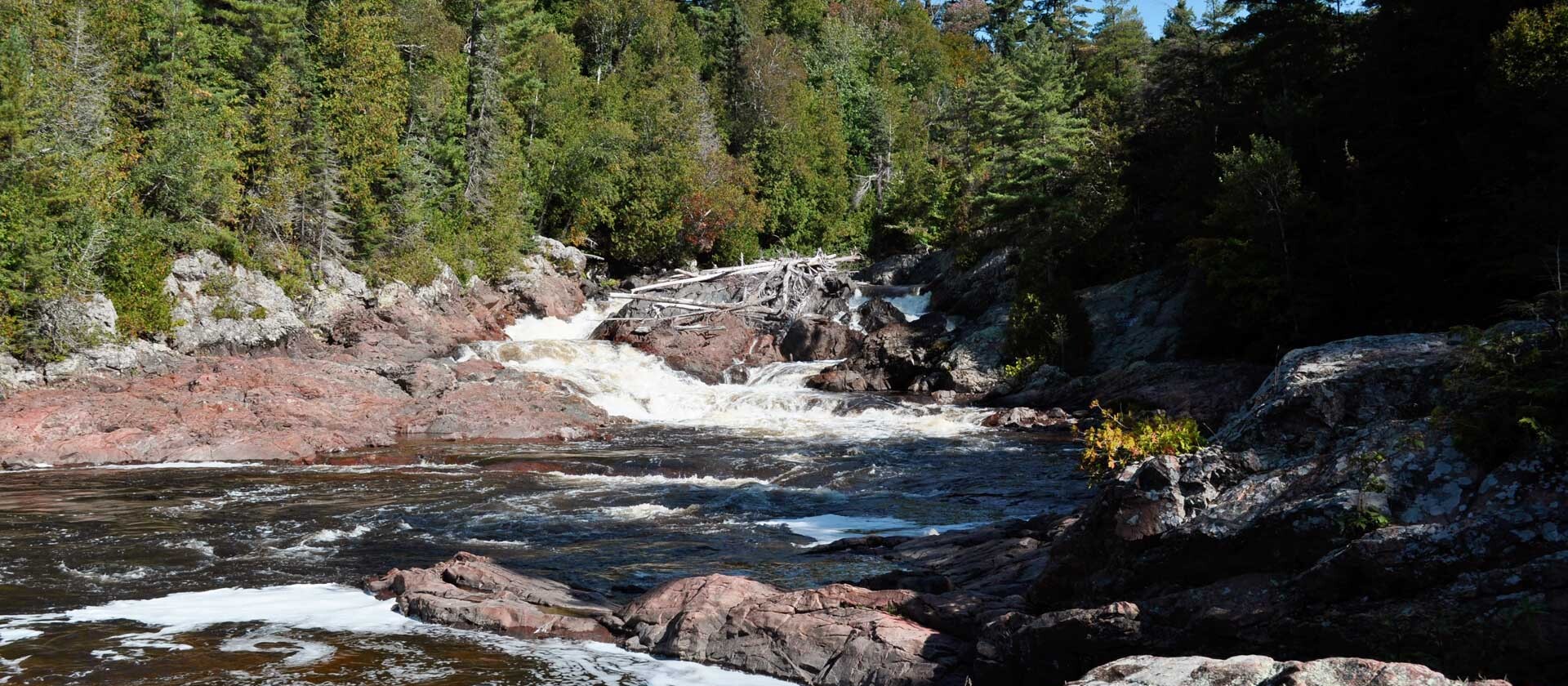 Chippewa Falls in the Algoma The Half Way Point of Trans Canada