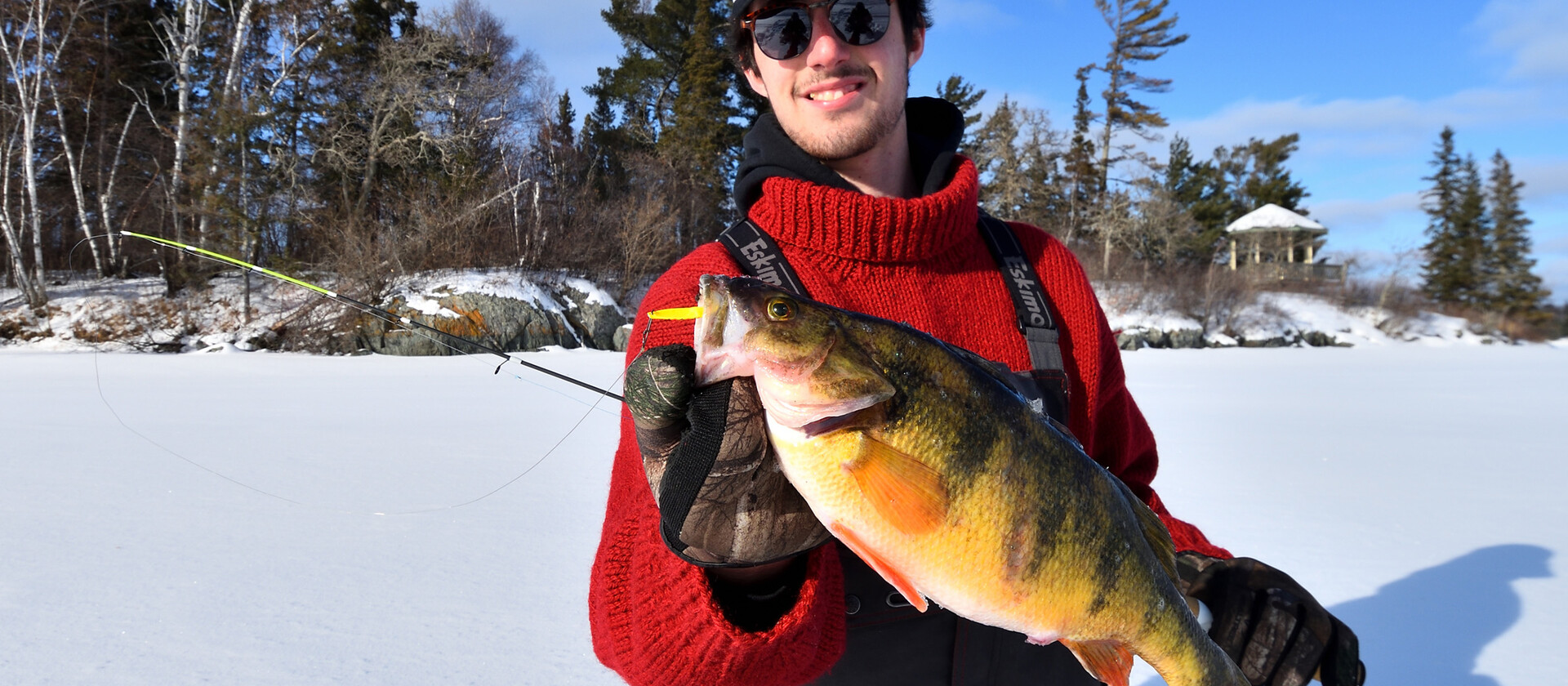A Spoon-First Strategy for Ice Fishing Panfish 