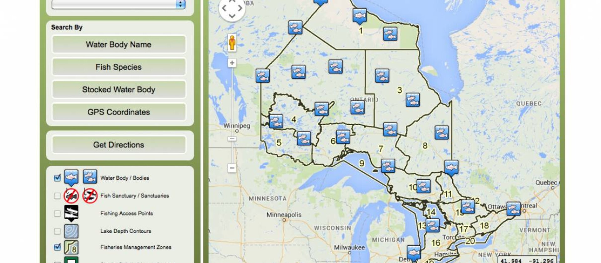 Online Map to Find Out Which Fish Species Are in Ontario Lakes