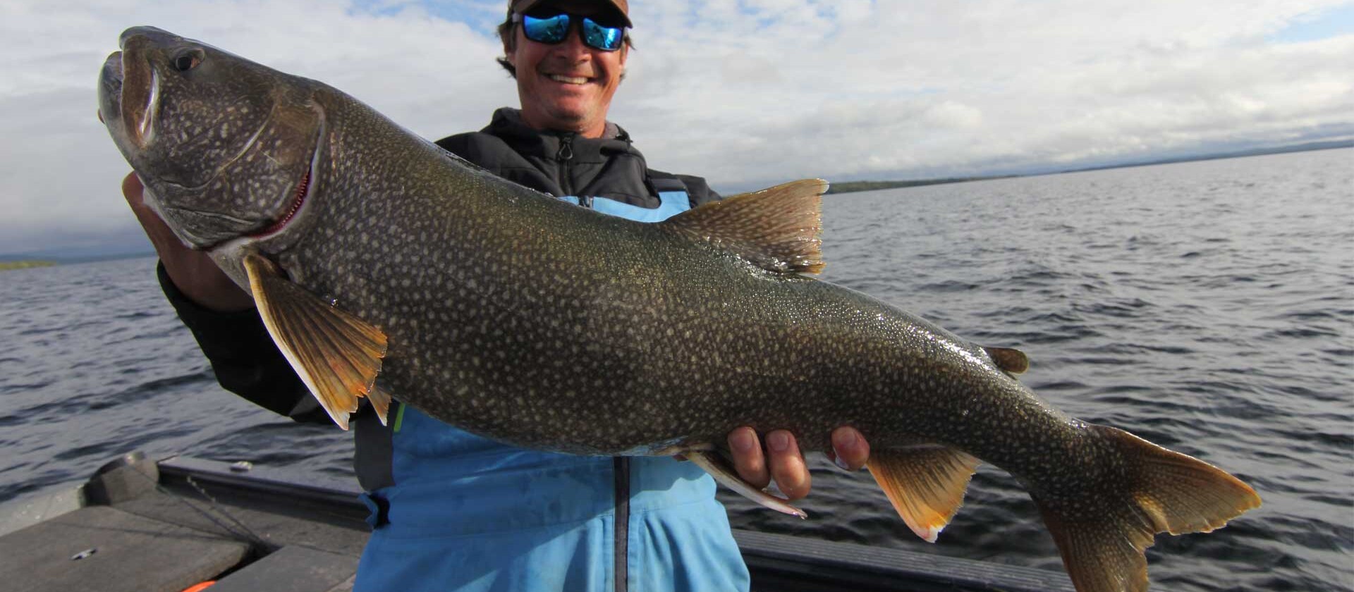 Lake Trout Fishing in Northern Ontario, Canada