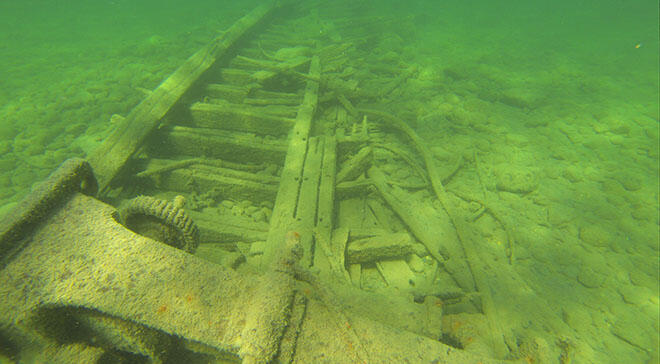 Shipwreck OldMamainseHarbour