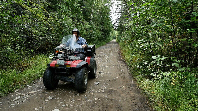 Randy on the bike