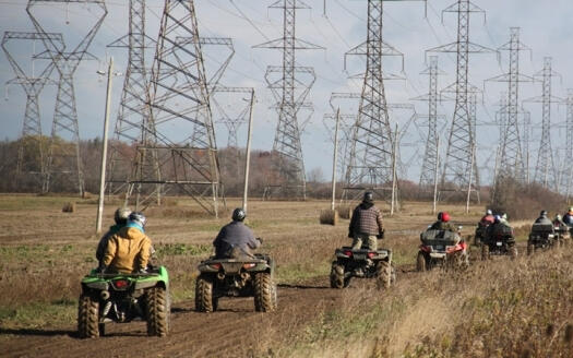 Charity Ride in Hagersville