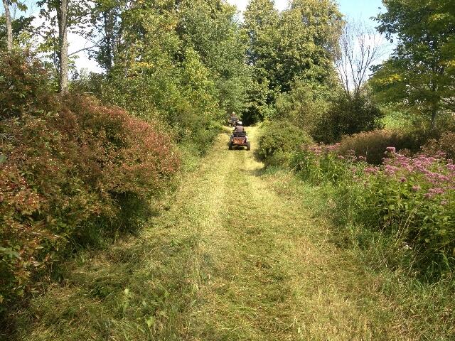 groomed trail