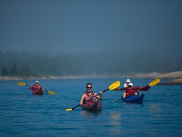 Kayaking in the North Channel is a great way to get up-close and personal with nature