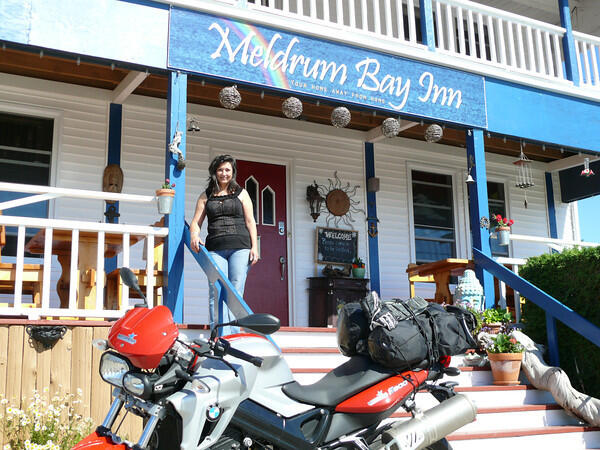 Shirin gives a personal welcome at Meldrum Bay Inn