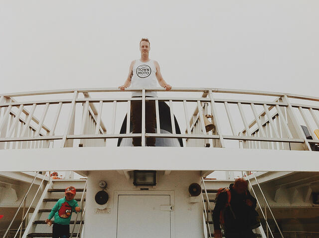viktor on ferry