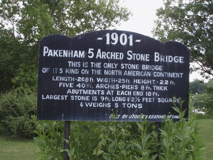 pakenham 5 arched stone bridge