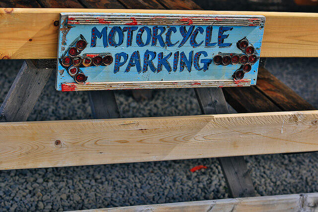 muddys motorcycle parking
