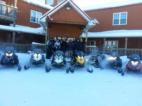 Whitestone Lake Resort snowmobiles