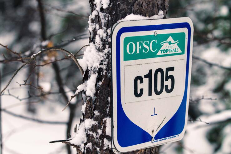 OFSC TOP Trail Sign