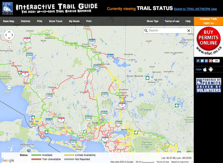 OFSC Trail Map Jan 28 2016