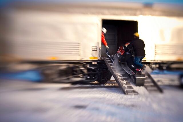 train sled