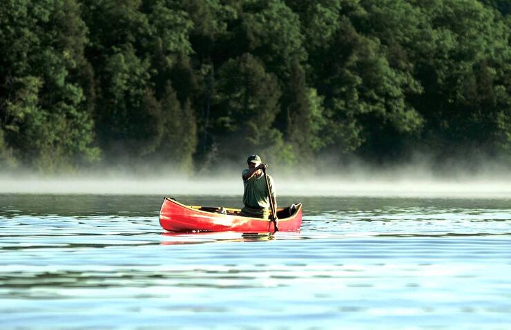 roy in canoe 2