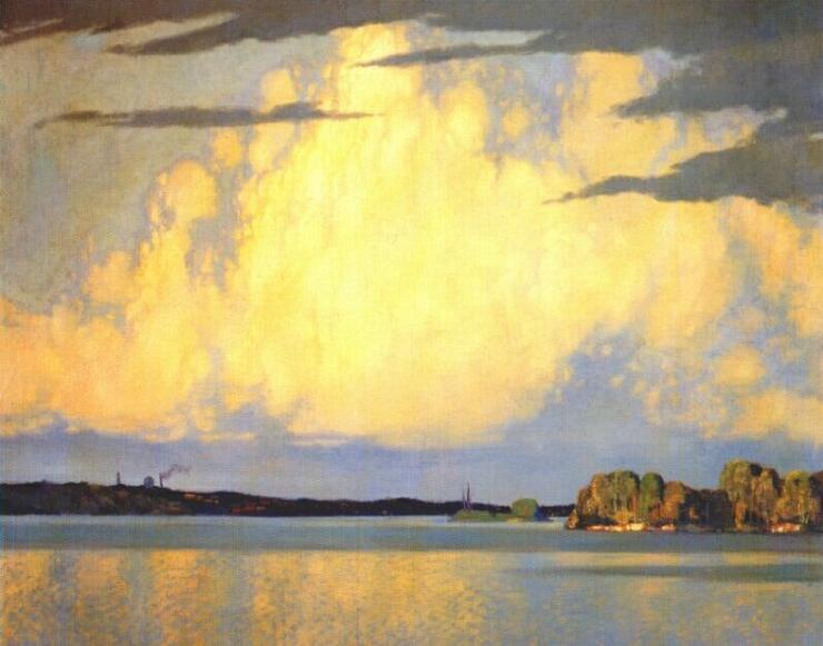 Frank-H-Johnston-Serenity-Lake-of-the-Woods-1922