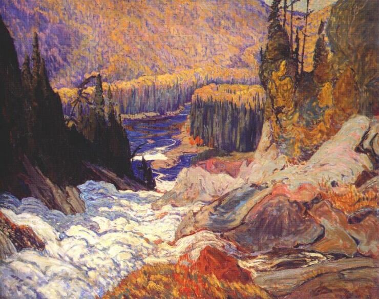 JEH-MacDonald-Falls-Montreal-River-1920