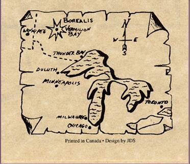 Map for Borealis Sled Dog Adventures