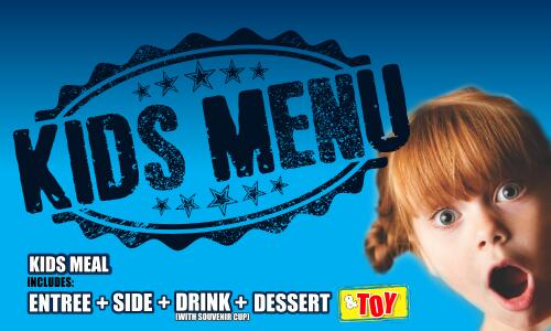 KIDS MENU header