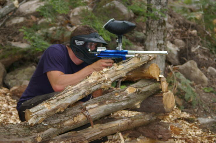 Paintball treetop adventures