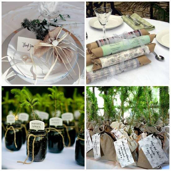 Evergreen Memories offers environmentally friendly wedding favors and corporate gifts