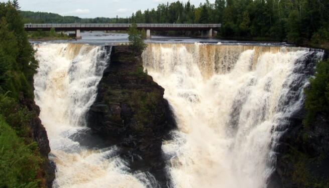 Kakabeka Falls is one of the many easily accessible waterfalls right off the Highway