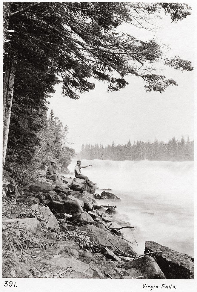 Virgin Falls, Nipigon River. Photo courtesy of Nipigon Historical Museum